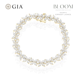 BLOOM Paris 18ct Yellow 10.50ct Lab Grown Diamond Marquise Bracelet