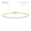 Thumbnail Image 1 of BLOOM The Tennis Collection 18ct Yellow Gold 3ct Lab Grown Diamond Tennis Bracelet