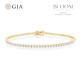 BLOOM The Tennis Collection 18ct Yellow Gold 3ct Lab Grown Diamond Tennis Bracelet