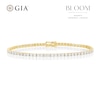 Thumbnail Image 1 of BLOOM The Tennis Collection 18ct Yellow Gold 5ct Lab Grown Diamond Tennis Bracelet