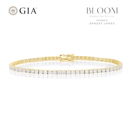 BLOOM The Tennis Collection 18ct Yellow Gold 5ct Lab Grown Diamond Tennis Bracelet