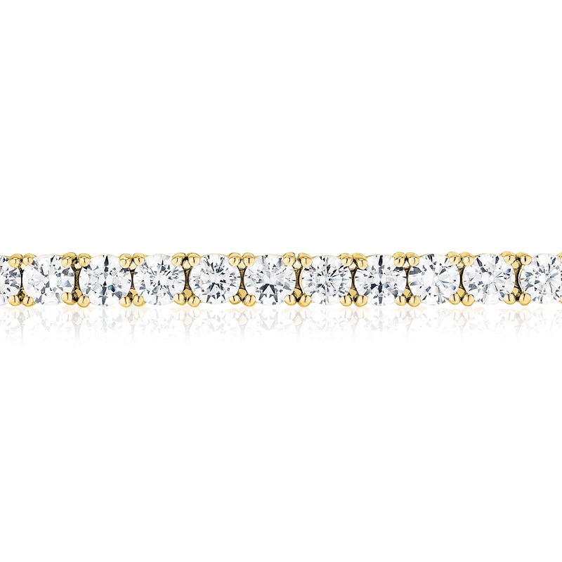 Main Image 2 of BLOOM The Tennis Collection 18ct Yellow Gold 5ct Lab Grown Diamond Tennis Bracelet