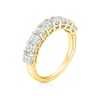 Thumbnail Image 2 of BLOOM Vienna 18ct Yellow Gold 1.85ct Lab Grown Oval & Emerald Diamond Eternity Ring