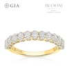 Thumbnail Image 1 of BLOOM Vienna 18ct Yellow 1.33ct Lab Grown Diamond Oval Cut Eternity Ring