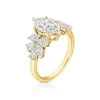 Thumbnail Image 2 of BLOOM Paris 18ct Yellow Gold 2.50ct Lab Grown Diamond Marquise Floral Ring