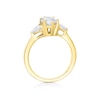 Thumbnail Image 3 of BLOOM Paris 18ct Yellow Gold 2.30ct Lab Grown Diamond Marquise & Heart Trilogy Ring