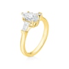 Thumbnail Image 2 of BLOOM Paris 18ct Yellow Gold  1.28ct Lab Grown Diamond Marquise & Tapered Baguette Trilogy Ring