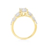 Thumbnail Image 3 of BLOOM Rome 18ct Yellow 2.74ct Lab Grown Diamond Marquise Floral Ring