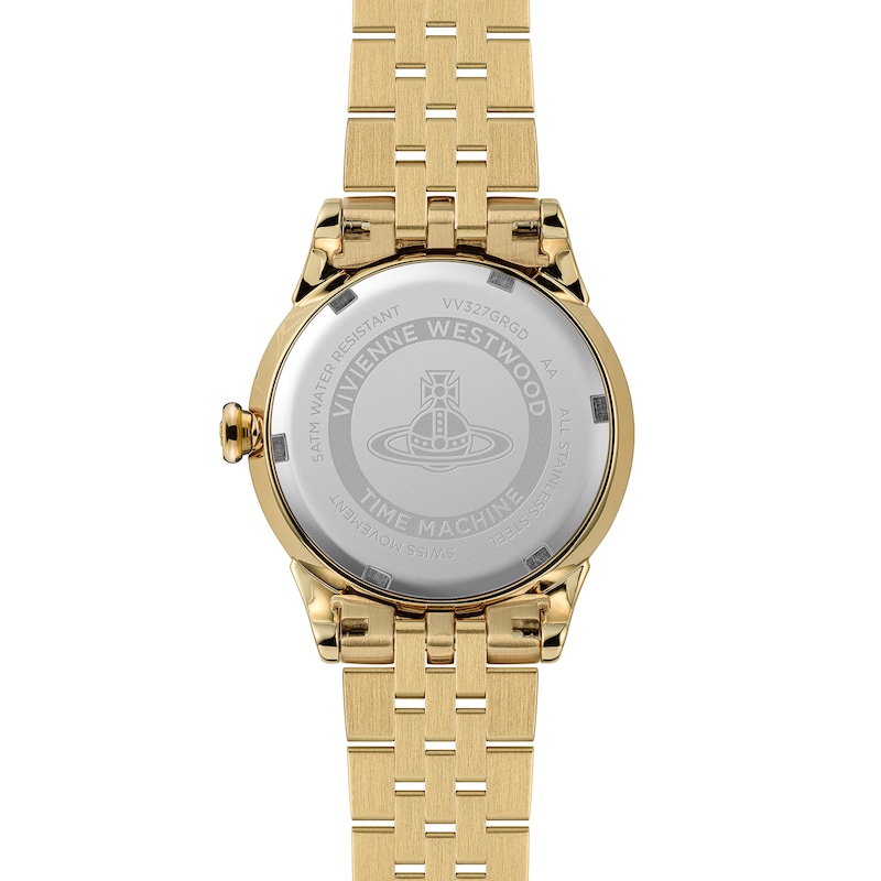 Main Image 6 of Vivienne Westwood Little Wallace Ladies' Quartz Green Dial Gold Stainless Steel Case & Bracelet