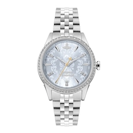 Vivienne Westwood Little Wallace Ladies' Quartz Pale Blue Dial Stainless Steel Case & Bracelet