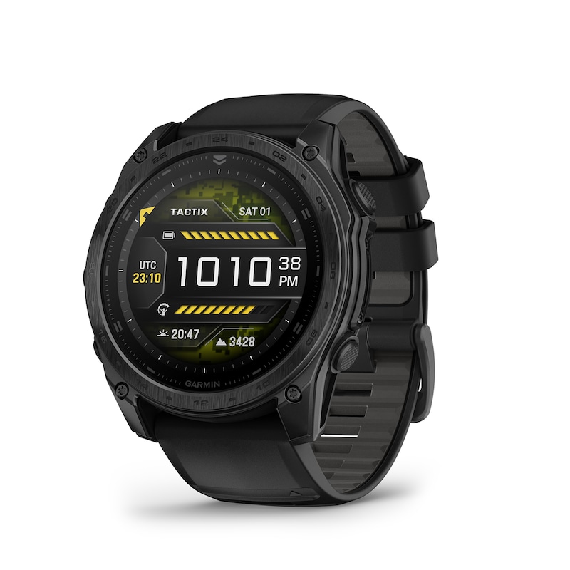 Main Image 1 of Garmin Tactix 8 47mm Amoled Black Silicone Strap Smartwatch