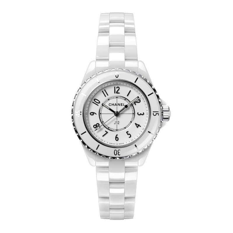 CHANEL J12 Ladies' White Ceramic Bracelet Watch