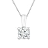 Thumbnail Image 0 of 18ct White Gold 0.33ct Diamond Solitaire Adjustable Pendant