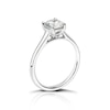 Thumbnail Image 2 of 14ct White Gold 1ct Diamond Four Claw Solitaire Ring