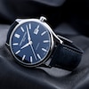 Thumbnail Image 4 of Frederique Constant Classics Men's Blue Leather Strap Watch