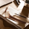 Thumbnail Image 4 of Frederique Constant Classics Rose Gold Tone & Brown Leather Watch