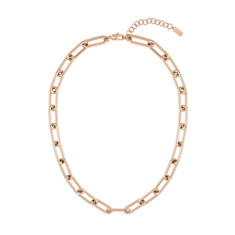 BOSS Tessa Ladies' Rose Gold-Tone Necklace