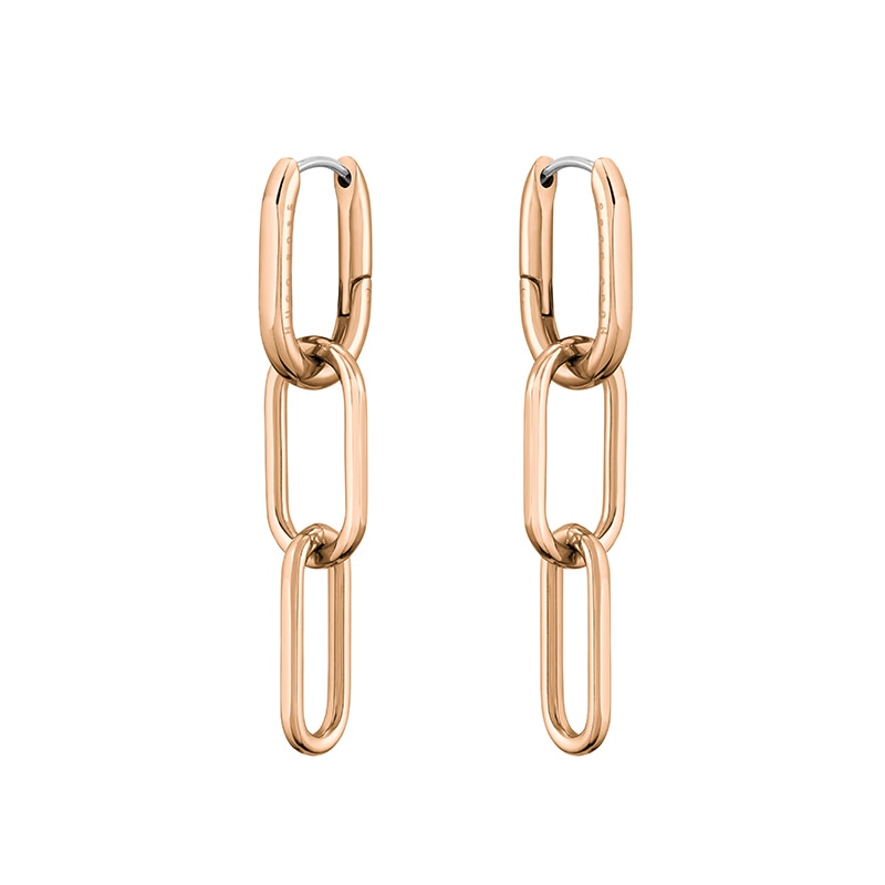 BOSS Tessa Ladies' Gold-Tone Drop Earrings