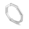 Thumbnail Image 0 of Gucci Link to Love 18ct White Gold M-N Ring