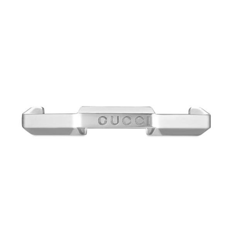 Gucci Link to Love 18ct White Gold M-N Ring