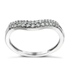 Thumbnail Image 1 of 9ct White Gold 0.20ct Diamond Shaped Ring