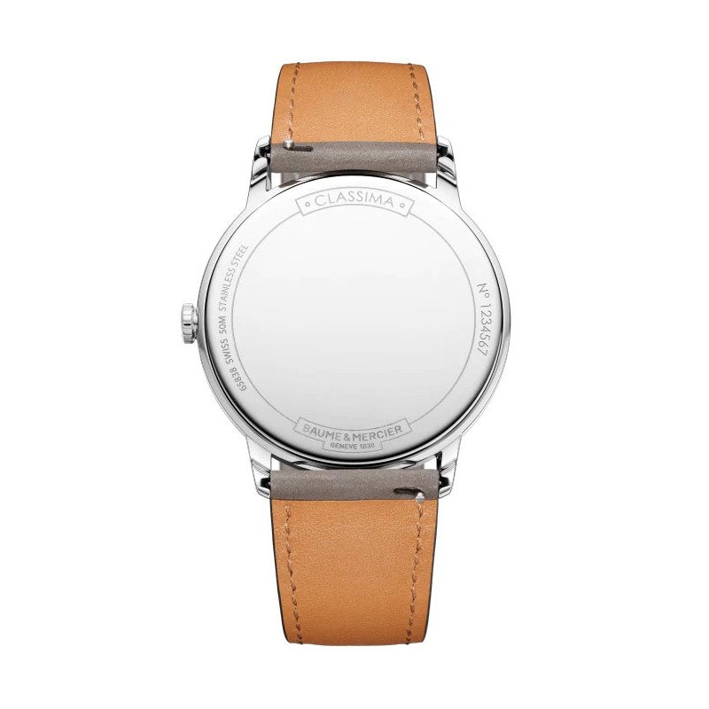 Baume & Mercier Classima 10607 Men's Leather Strap Watch