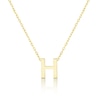 Thumbnail Image 1 of 9ct Yellow Gold 'H' Initial Pendant