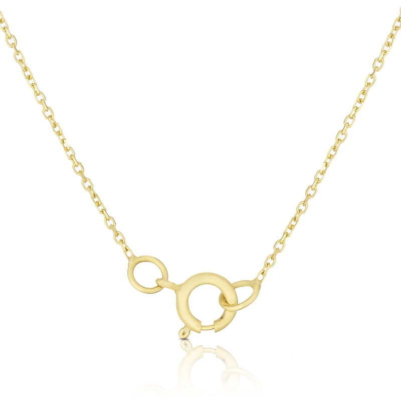 Main Image 2 of 9ct Yellow Gold 'H' Initial Pendant