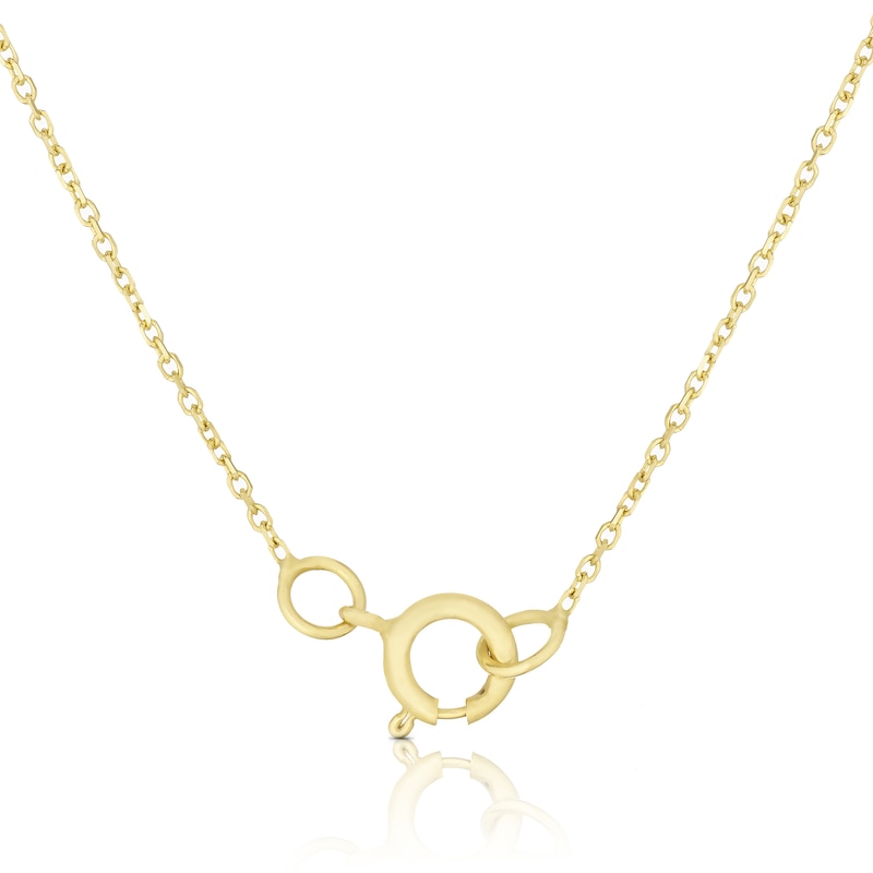 9ct Yellow Gold 'T' Initial Pendant