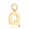 Thumbnail Image 1 of 9ct Yellow Gold 'Q' Initial Pendant (No chain)