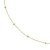 Thumbnail Image 1 of 9ct Yellow Gold 18 Inch Beaded Station Chain