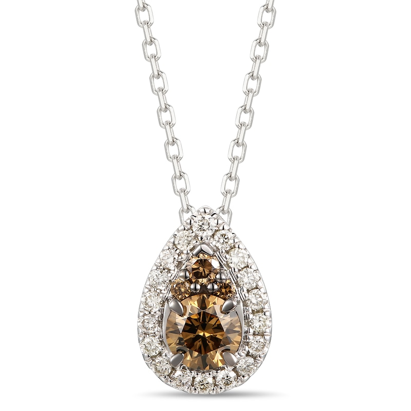 Main Image 1 of Le Vian 14ct White Gold 0.45ct Chocolate Diamond Pendant