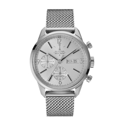 Bulova Accu-Swiss Men's Stainless Steel Mesh Bracelet Watch