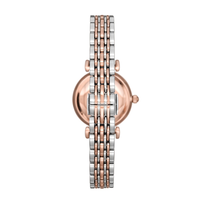Emporio Armani Ladies' Two Tone Bracelet Watch | Ernest Jones