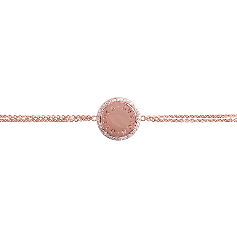 Olivia Burton Bejewelled Classics Rose Gold Tone Bracelet