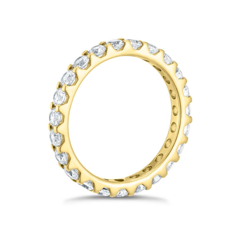 18ct Yellow Gold 1.25ct Diamond Full Eternity Ring
