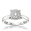 Thumbnail Image 0 of 18ct White Gold 0.25ct Total Diamond Cluster Ring