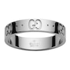 Thumbnail Image 1 of Gucci Icon 18ct White Gold Thin Ring (Size K-L)