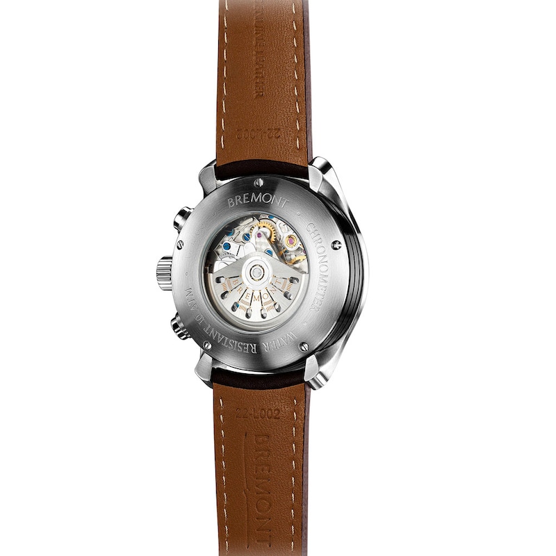 Main Image 3 of Bremont ALT1-C Men's Cream Dial & Brown Leather Strap Watch