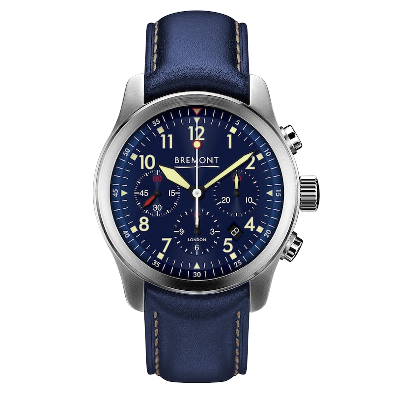 Main Image 1 of Bremont ALT-P2-JET Pilot Men's Blue Leather Strap Watch