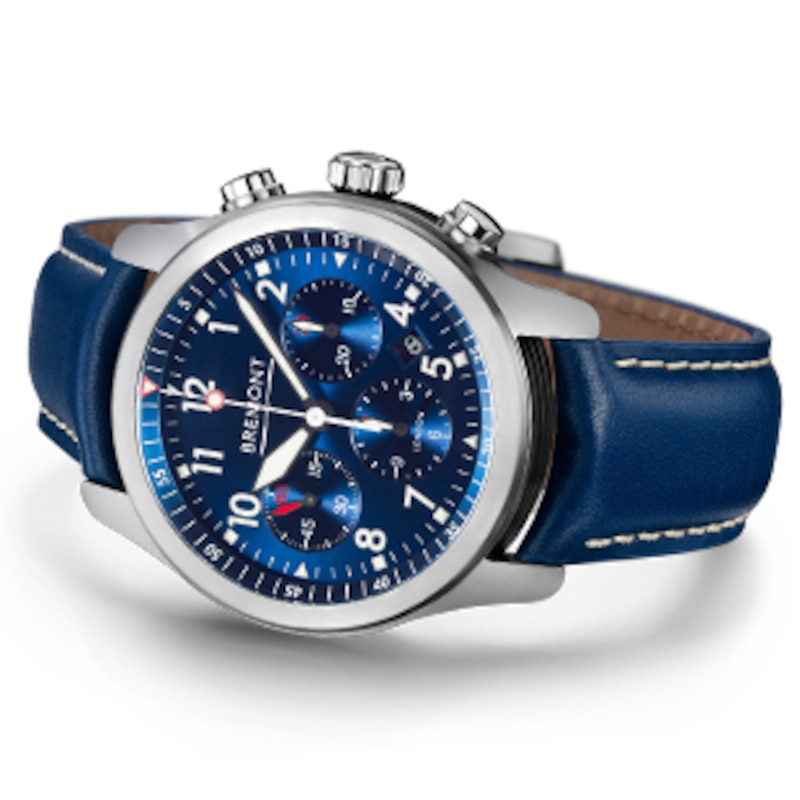 Main Image 3 of Bremont ALT-P2-JET Pilot Men's Blue Leather Strap Watch