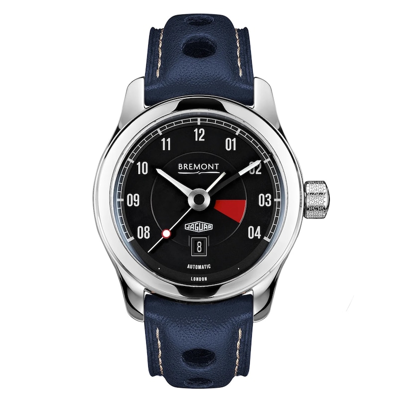 Main Image 1 of Bremont Jaguar MKIII Men's 43mm Blue Leather Strap Watch