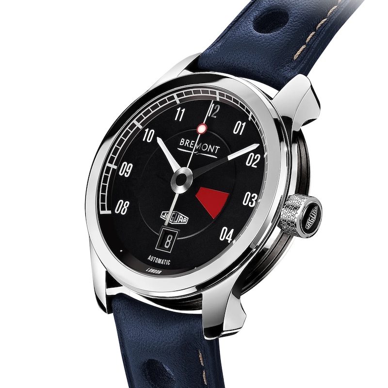 Main Image 2 of Bremont Jaguar MKIII Men's 43mm Blue Leather Strap Watch