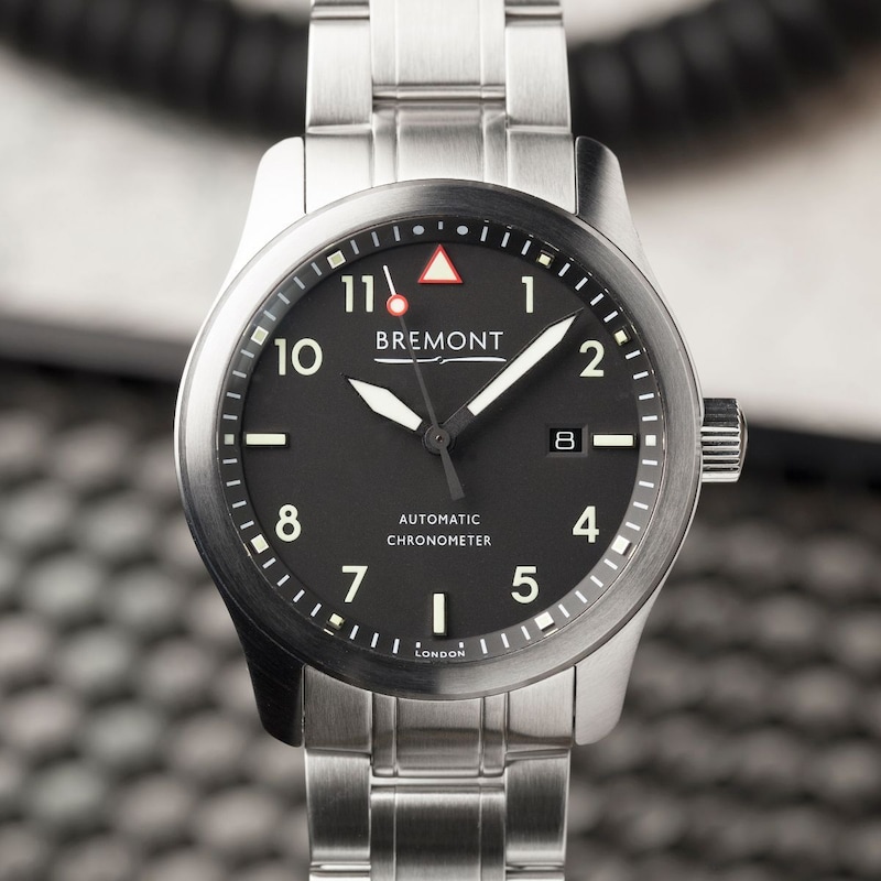 Main Image 6 of Bremont SOLO Black Men's Stainless Steel Bracelet Watch