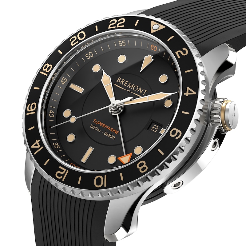 Main Image 3 of Bremont Supermarine S502 Men's Black Rubber Strap Watch