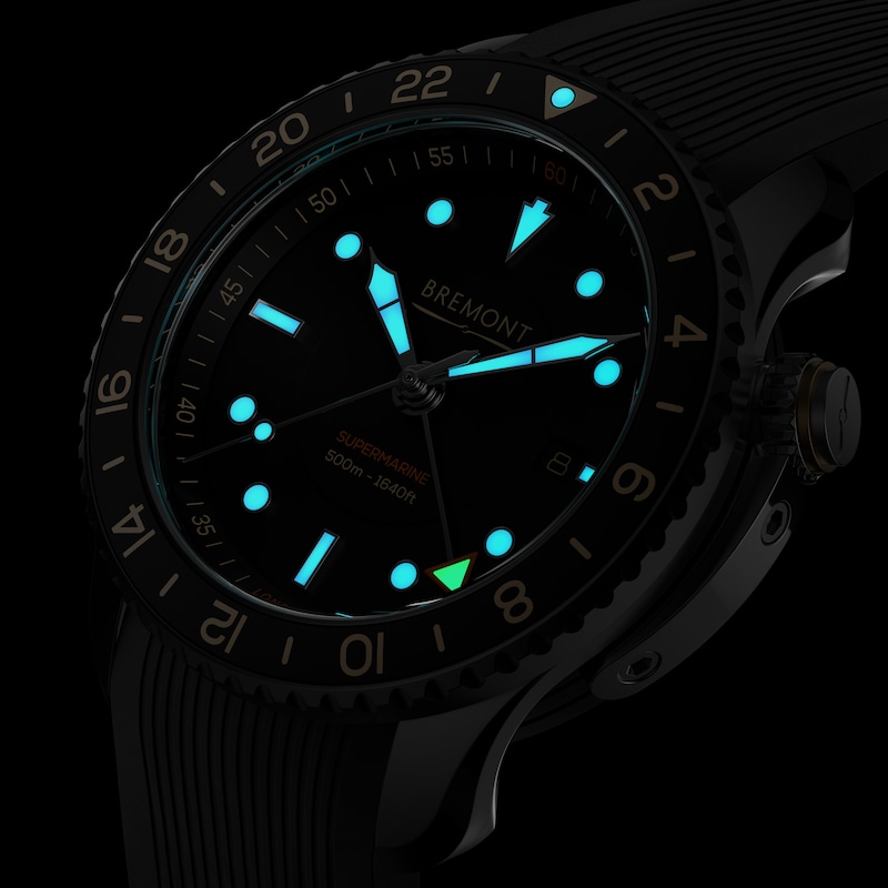 Main Image 5 of Bremont Supermarine S502 Men's Black Rubber Strap Watch