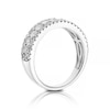 Thumbnail Image 2 of 18ct White Gold 1ct Diamond Princess Triple Row Ring