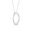 Thumbnail Image 2 of 18ct White Gold 1ct Total Diamond Circle Pendant