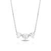 Thumbnail Image 0 of 18ct White Gold 1ct Total Diamond Triple Necklace