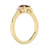 Thumbnail Image 1 of 18ct Yellow Gold Ruby & 0.16ct Diamond Ring